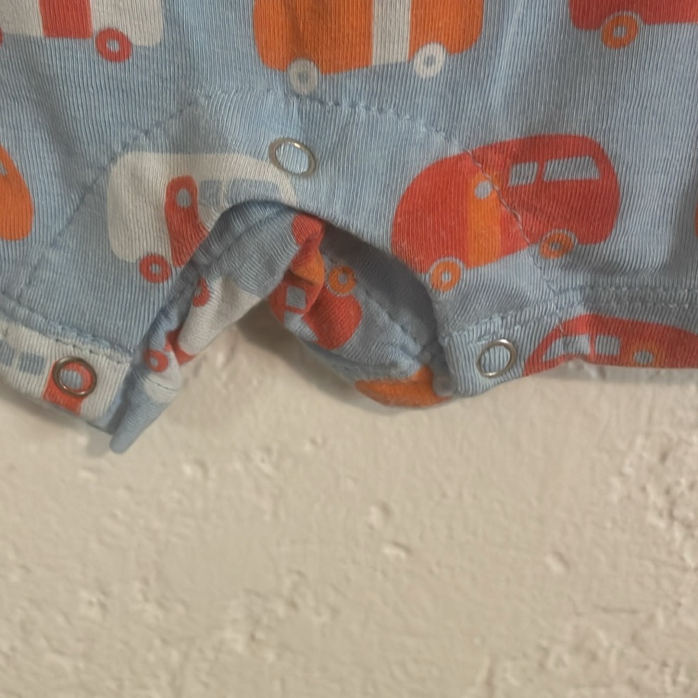 Kickee Pants Shortall Romper (3-6 Months) - Picture 5 of 7